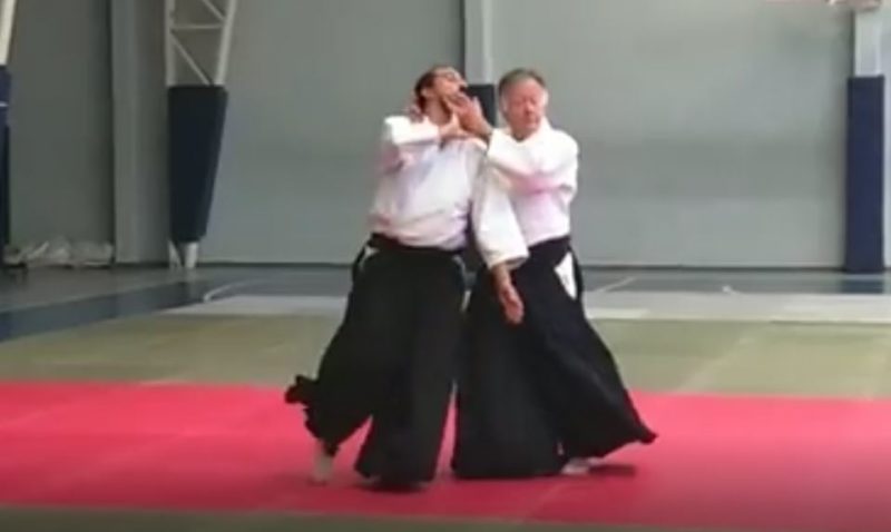 Irimi Nage au stage de Santiago du Chili